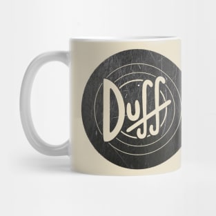 duff black vintage Mug